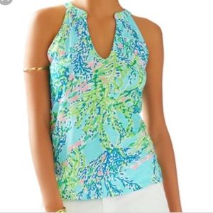 Lilly Pulitzer | Arya Top | Blue Heaven